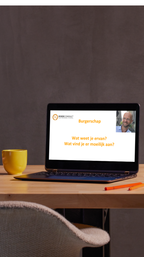 MINITRAINING BURGERSCHAP MONITOREN